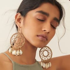 Crochet Shell Earrings