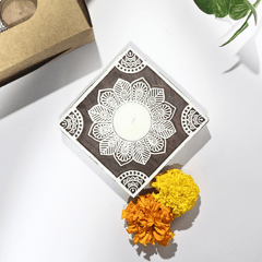 Square Diya Set of 2