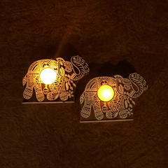 Elephant Diya Set of 2