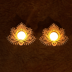 Lotus Diya Set of 2