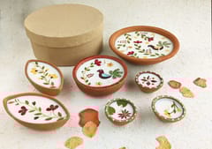 Large Diya Peacock