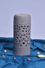 Terracotta Gray Canister Lampshade