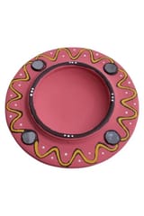 Terracotta Pink Long Diya