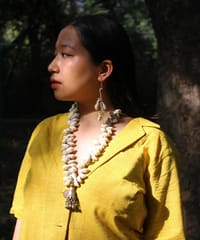 Jute & Cowry Earrings