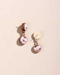 Brown Tie & Dye Earrings